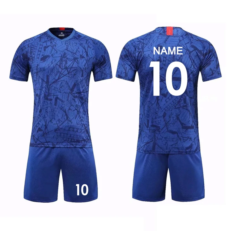 

2019 2020 New Custom Football Jerseys Men Maillot De Soccer Sets Football Kits for Adult Kid Sport Wear Football Tracksuit Shirt