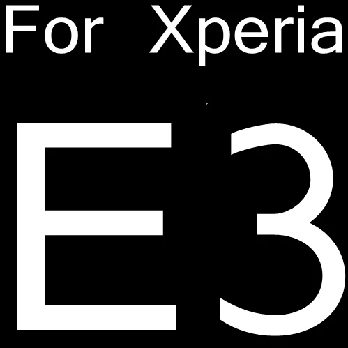 9H 0,26 мм HD Премиум Закаленное стекло для sony Xperia Z Z1 Z2 Z3 Z4 Z5 Compact C L E5 E3 M2 M4 M5 Aqua взрывозащищенный чехол для экрана - Цвет: For E3