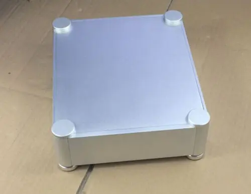 latest round aluminumal chassis power amplifier 2106T for preamp headphone amp
