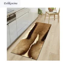 Корова искусственный мех Badkamer коврик для ванной двери пол Tapete Banheiro ковер для Toliet Нескользящие Alfombra Bano
