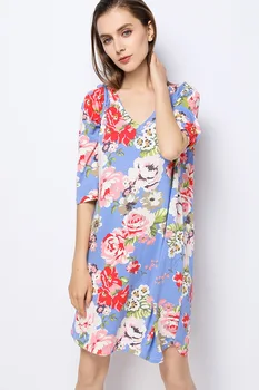 

Free shipping.Summer modal new women's Nightgowns Sleepshirts,thin home clothing,femme soft sales plus size dress quality