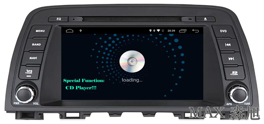 Best MAX For Mazda CX-5 2013 + Car Radio GPS Navigation System CD Player Bluetooth call/music SWC free map 4G Mirror Link 3