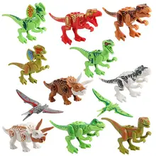 84 шт./лот динозавр тираннозавр рекс паразолуф Брахиозавр S. aegyptiacus строительные блоки детские игрушки, строительные блоки