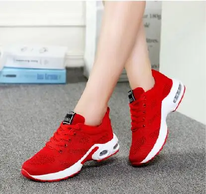 

Akexiya Men's Sports Shoes Women's Shoes Red Pink Comfort Lightweight Breathable Wearable Running Shoes