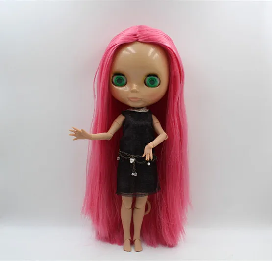 Blygirl Blyth кукла Обнаженная Юнион боди персиковый розовый прямые волосы загар кожа
