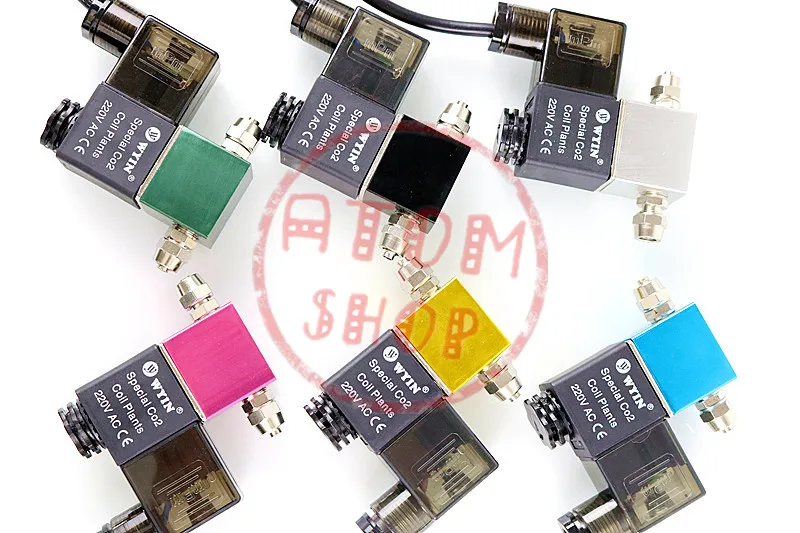 

CO2 DIY Aquarium System Magnetic Solenoid Valve Regulator US Plug 2flat pin 220V / 110V 50HZ