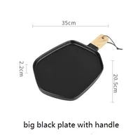 big black plate