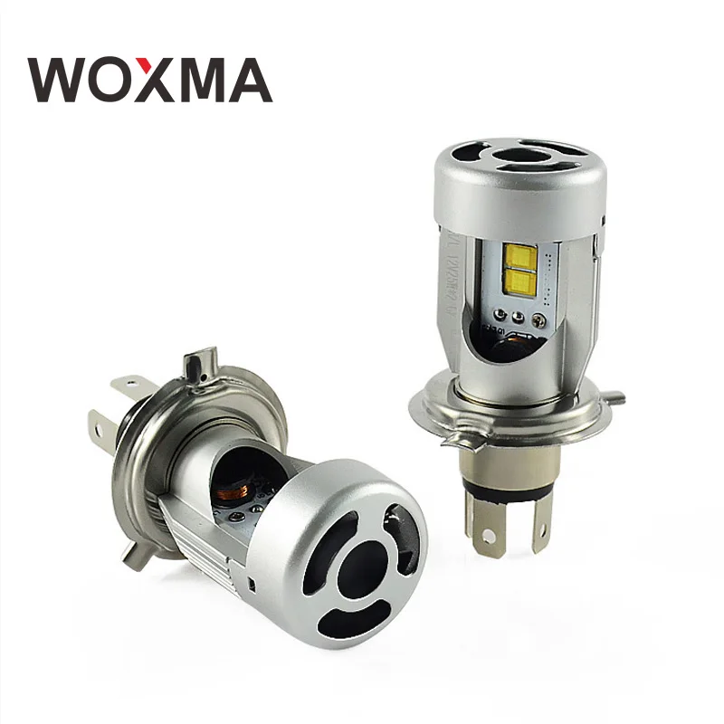 

WOXMA H4 LED Headlight Bulb Car Moto H4 Light Lamp H4 High Low Beam 12V Flip Chip Lamp 6000K White 50W 5600LM 3000K Yellow C4