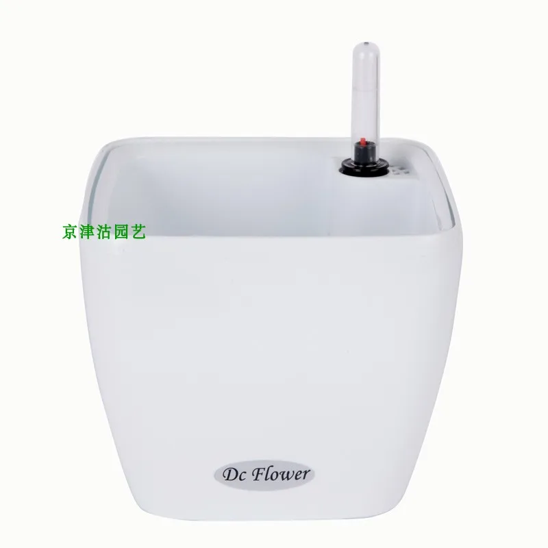 

Square European-style Simple Resin White Personality Creative Multi-meat Lazy Man Self-sucking Plastic Large Flowerpot