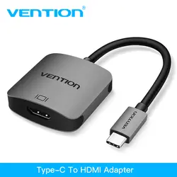 Vention USB C HDMI 4 К USB 3,1 Тип C HDMI Famale адаптер для MacBook Chromebook Pixel huawei Коврики 10 Тип usb-c HDMI адаптер