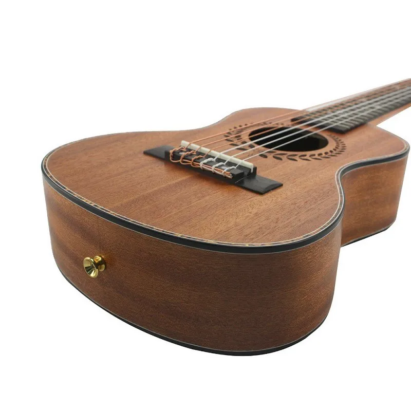 2" каш MGH-26 Sapele Гавайская гитара концертный Деревянный инструмент мини ручной работы+ Chord+ сумка розовое дерево палец доска