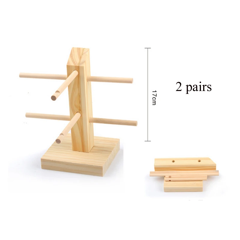 Твердый деревянный стеллаж для очков хранение в магазине стойка для очков декоративный реквизит для солнцезащитных очков кронштейн для Очков Полка для очков - Цвет: 2 pairs