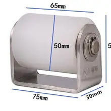 50x65 мм стальные ворота ролик резиновая верхняя направляющая резиновая скользящая роликовая горка нейлоновое Колесо кронштейн из нержавеющей стали