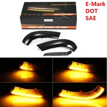 Indicateur répéteur pour Volkswagen VW Golf 5 Jetta MK5 Passat B6, 2 pièces, clignotant dynamique rétroviseur LED