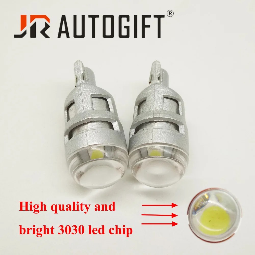 10 шт. led t10 w5w лампа 1smd 3030 объектив супер яркий Авто Стайлинг номерного знака свет