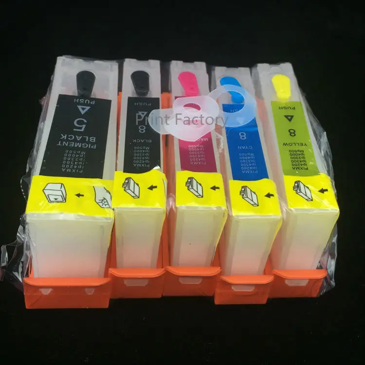 PGI-5 CLI-8 refillable 3
