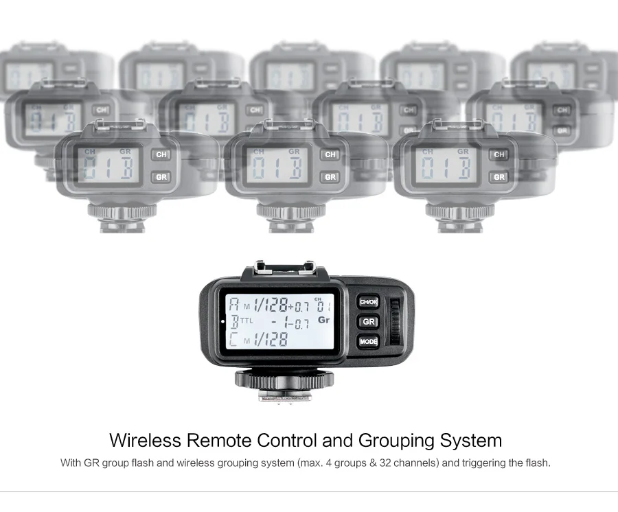 GODOX X1T-N ttl триггер стробоскопа 1/8000s HSS 32 Каналы 2,4G Беспроводной ЖК-дисплей трансмиттер триггер для вспышки для Nikon