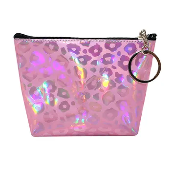 

Pink Coin Leopard Purse Women Girls Leopard Print Coin Purse Wallet Bag Change Pouch Key Holder mini bag 2019 Fashion#30