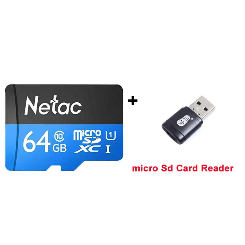 Netac micro SD 16 ГБ 32 ГБ 64 Гб microSDHC/SDXC mini Memroy карта карт sd карта памяти флэш-память TF карта - Емкость: Tech-B-64G Plus TF R