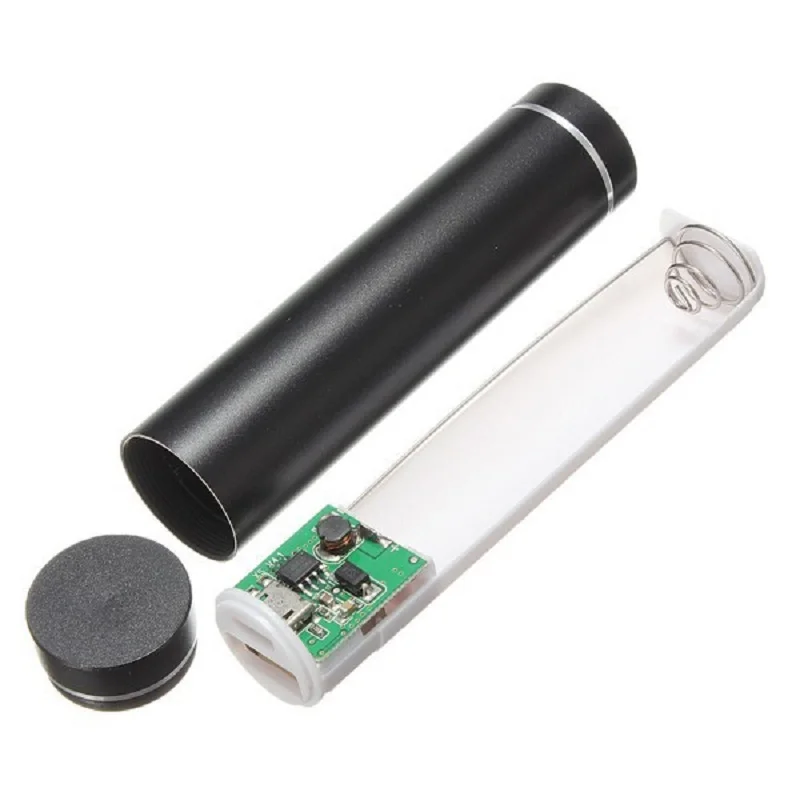1 шт. металлический чехол для зарядного устройства USB 5 В коробка 18650 сотового