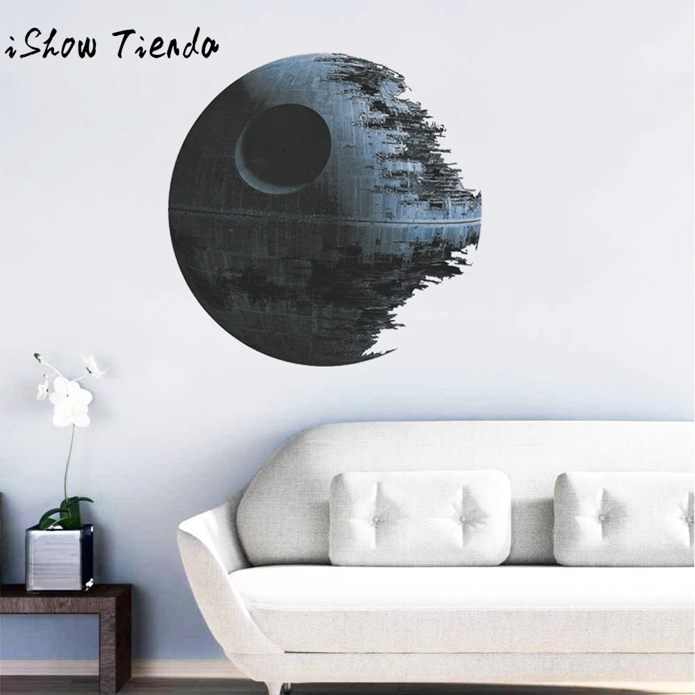 

Death Star Sticker ARTWORK Star Wars Home Decor Wall Sticker Wallpaper Wall Decals Adesivo De Parede