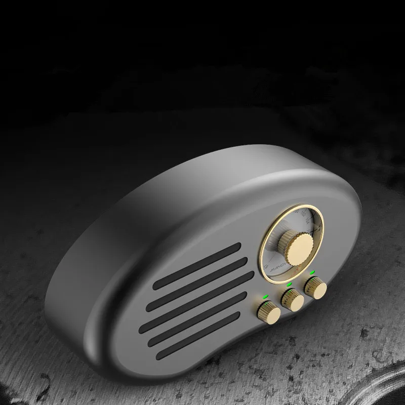

New Style Retro Bluetooth Speaker Wireless Mini Portable Subwoofer Stereo Support Card FM radio MP3 Handsfree Player
