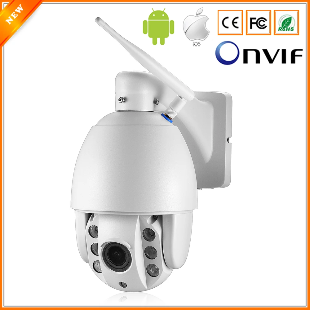 

BESDER HI3516C + SONY IMX323 Speed Dome IP Camera Wifi 1080P SD Card Slot Waterproof Mini 4'' PTZ Wireless IP Camera 4X Zoom