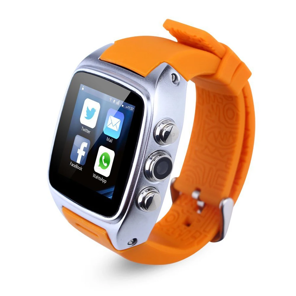 4GB Smart Watch Phone Android 4. 4 OS Dual Core 2G GSM 3G WCDMA 2100MHz Sports Pedometer Heart