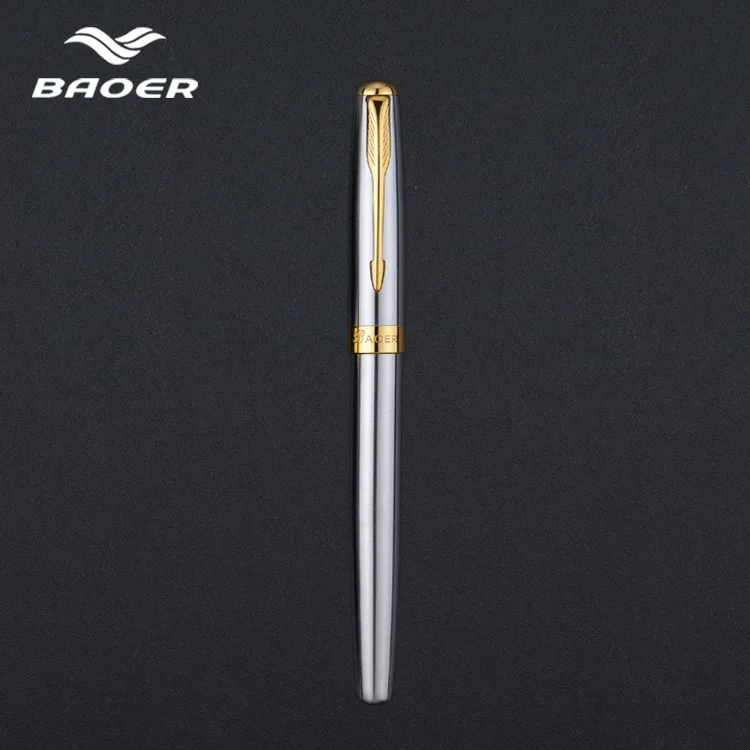 Baoer388 перьевая Ручка pluma fuente stylo plume перьевые ручки высокое качество Аутентичные penna stilografic подарочная ручка в деловом стиле - Цвет: see chart