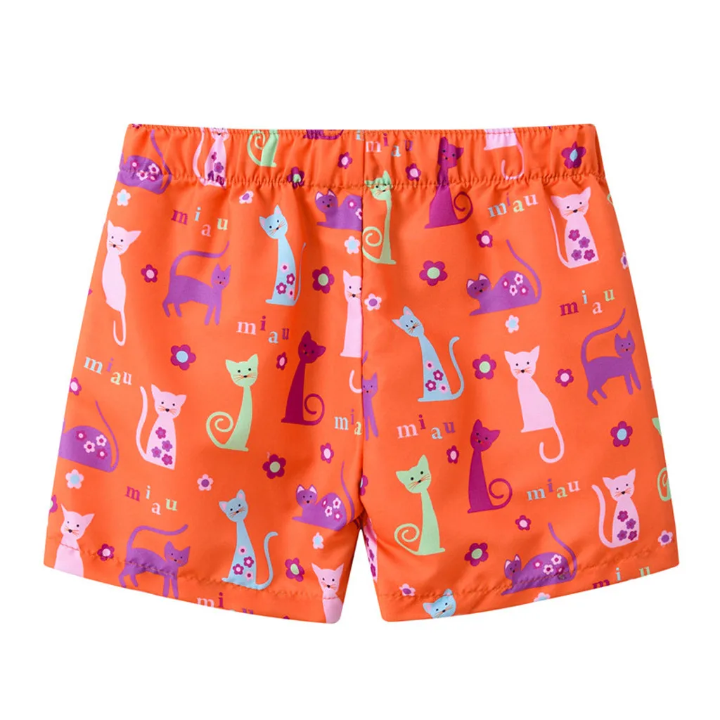 Новое поступление, летний купальный костюм для маленьких мальчиков с принтом, Пляжные штаны, повседневная одежда, модные шорты,, W#5