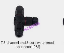 T 3-channel and 3-core ip68