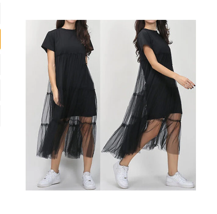black mesh beach cover up