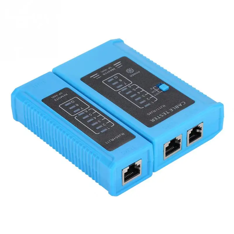RJ45 и RJ11 сетевой кабель тестер Ethernet LAN Сетевой Инструмент для тестирования