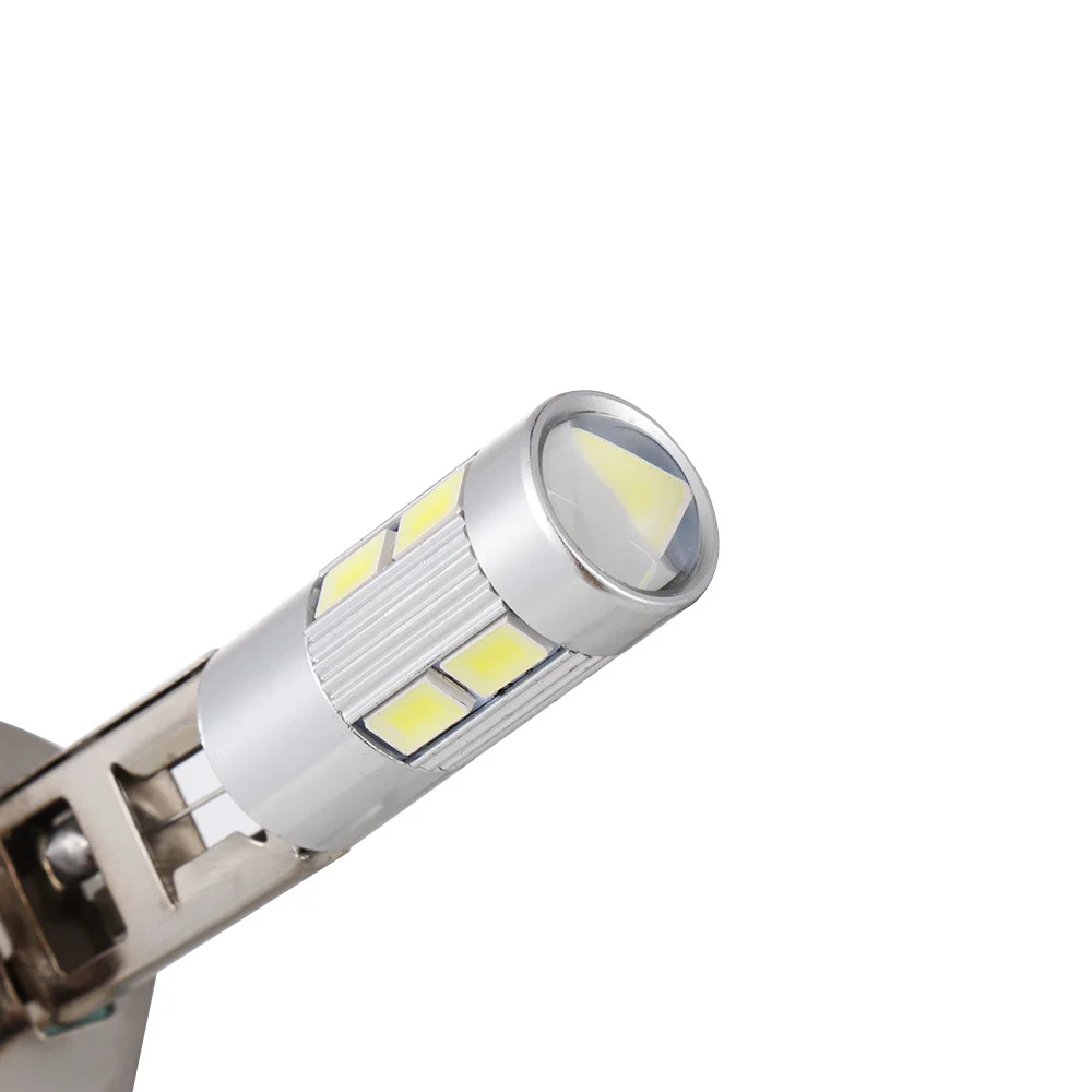 1 шт. AC/DC 12V 5630 SMD 10 светодиодный H1 6000K Автомобильные светодиодные лампы