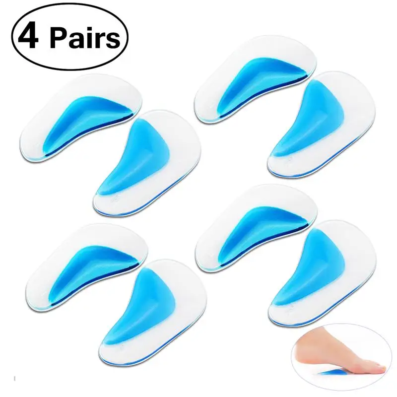 Buy 4 Pairs of Foot Insoles Correction Pads Arch Pads for Flat Foot