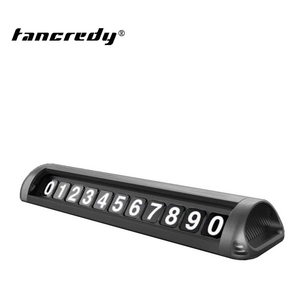 

Car Parking Number Plate Car Auto Creative Hidden Switch Temporary Mobile Phone Number Card Car-styling