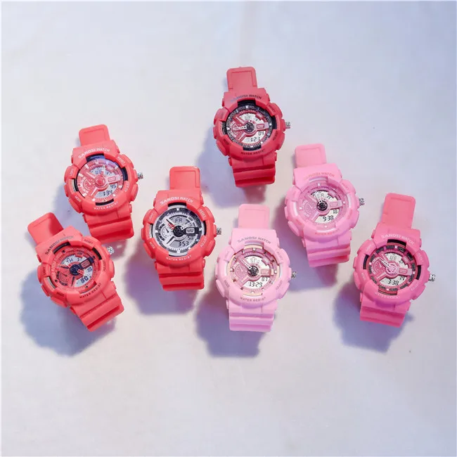 Женские цифровые часы светодиодный Электронные наручные часы Relogio Feminino цифровые водонепроницаемые спортивные часы Relojes De Mujer
