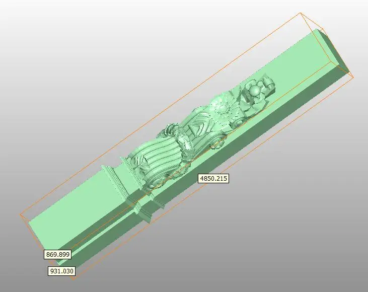 Рельефная модель ножек для мебели STL ЧПУ маршрутизатора резьбы гравировки типа 3