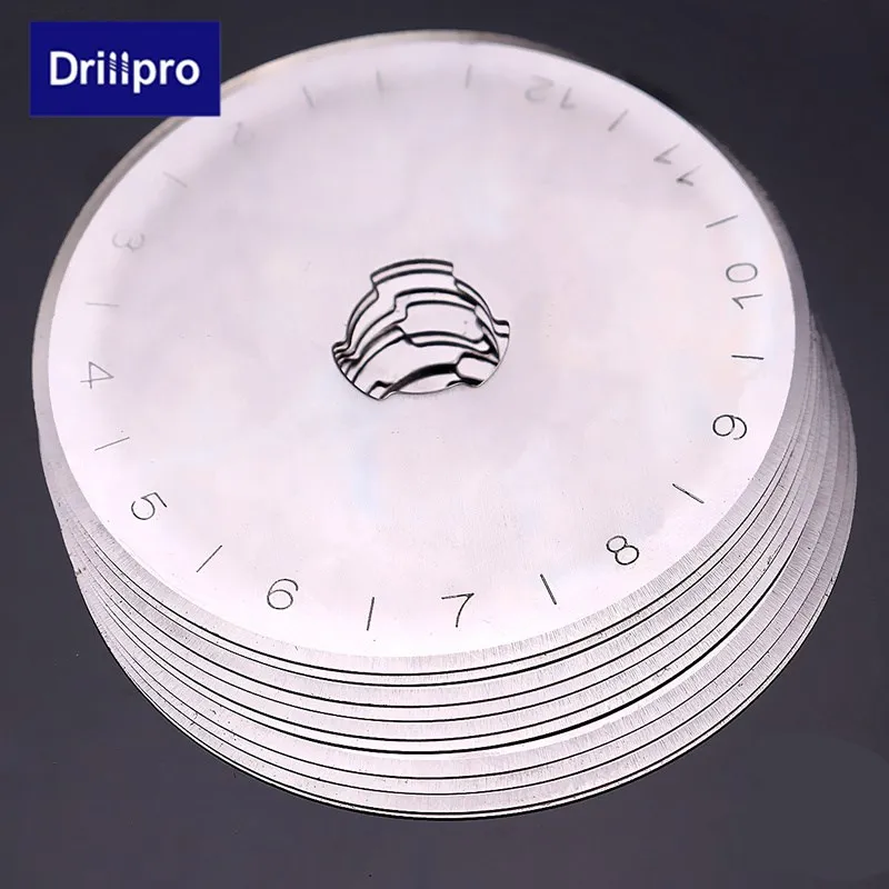 Drillpro 10 шт. 45 мм роторные режущие лезвия подходят для Olfa Cut Ткань бумага швейные инструменты