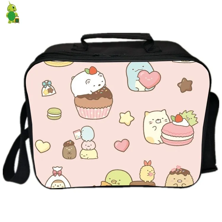 Мультфильм Sumikko urashi ланч-мешок свежего хранения охлаждающая сумка теплоизоляционные сумки для обедов Icepack Женская Мужская сумка для пикника