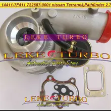 GT2052S 14411-7F411 722687 722687-5001 S 722687-0001 Turbo турбонагнетатель для nissan Terrano II 2001 Pathfinder 2001-05 TD27TI 2.7L