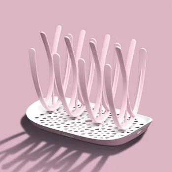 

3 Colors Baby Milk Bottle Drying Rack Cleaning Drying Rack Storage Nipple Shelf Baby Bottle Holder Feeding Multipurpose Stand