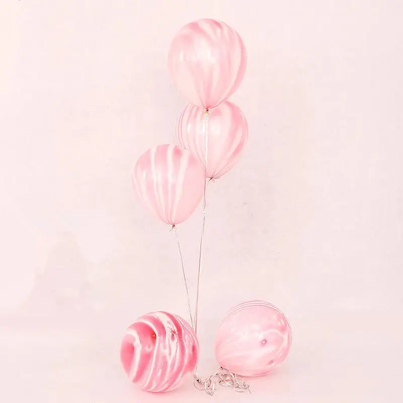 10/20/30pcs 12inch Gold Sliver Black Latex Balloons Wedding Decorations Adult Helium Ballons Birthday Party Decorations Kids Toy - Цвет: agate pink