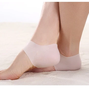 

1 Pair 2PCS New Soft Silicone Foot Care Tool Moisturizing Gel Heel Socks Cracked Foot Skin Care Protector