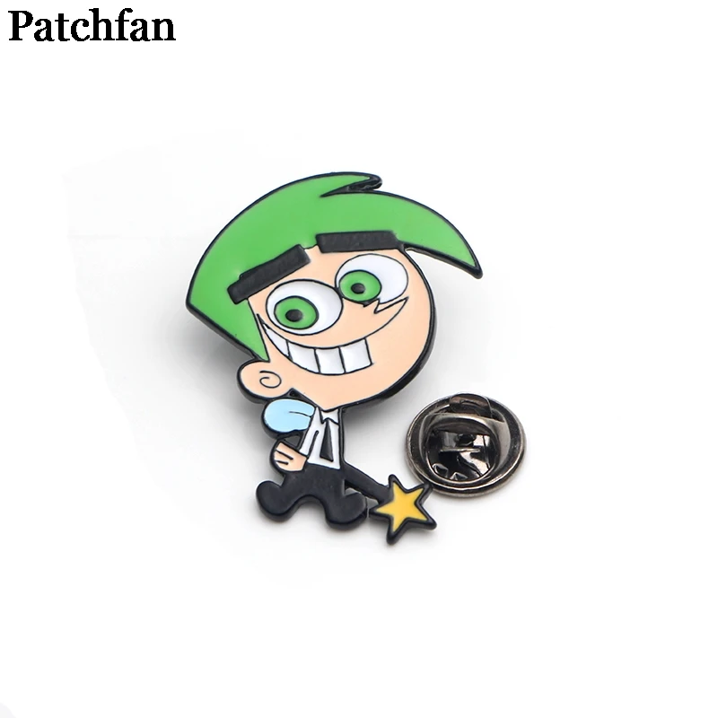 Patchfan The Fairly Odd Parents cartoon Zinc pin para backpack clothes for bag hat insignia badges brooches for men women A2139