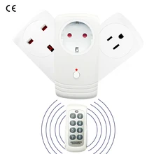 433.92 MHZ Wireless Remote RF Socket Electric Plug Adapter Remote Control Switch Multi Power Plug US EU UK Outlet For Smart Home 433.92 MHZ Wireless Remote RF Socket Electric Plug Adapter Remote Control Switch Multi Power Plug US EU UK Outlet For Smart Home