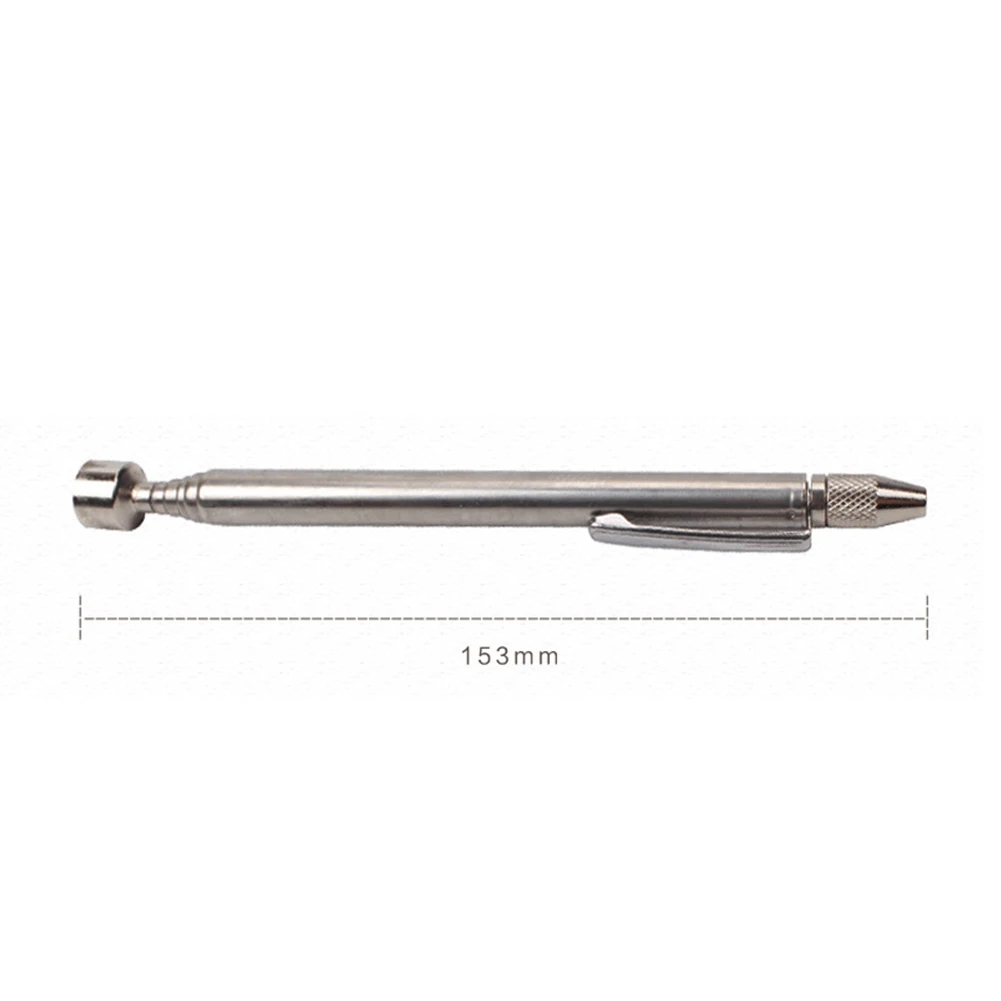 Stainless Steel Pickup Tool Telescopic Pickup Retractable Magnetic Tip With Scribing Needle New