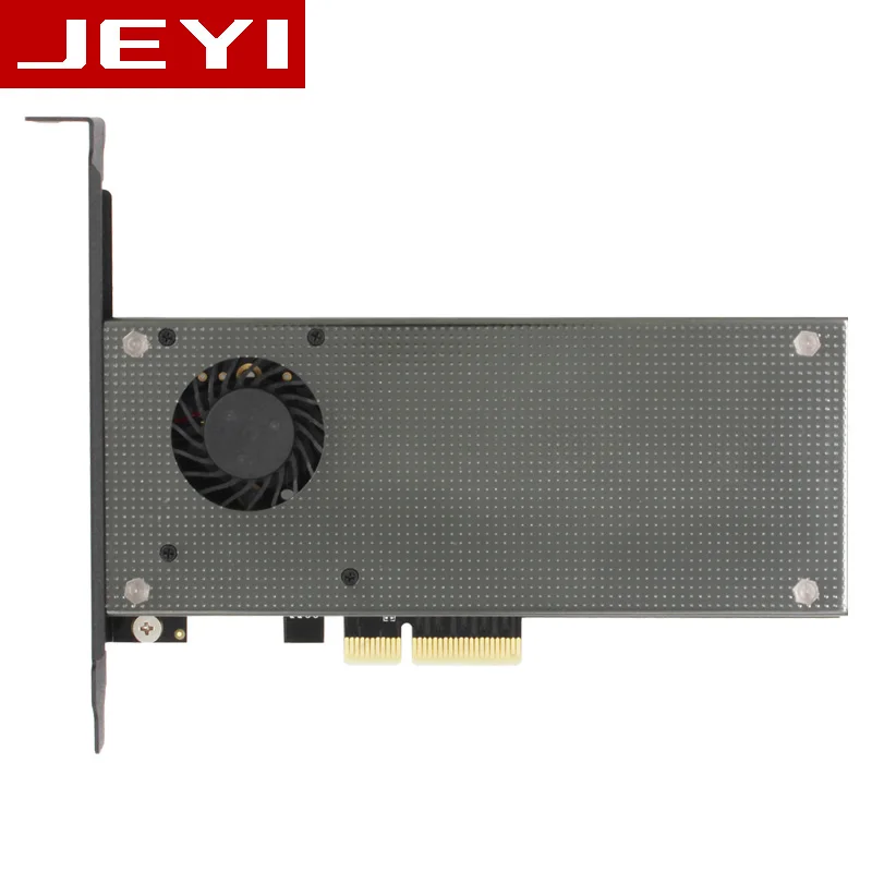  JEYI SK8-Pro m.2 expansion NVMe adapter NGFF drehen PCIE3.0 lüfter SSD dual schnittstelle SATA3 mit