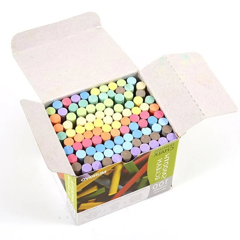 

Multi-color Chalk white Non Dust Clean Teaching Hold For Teacher Children Home Education On Board chalk holders