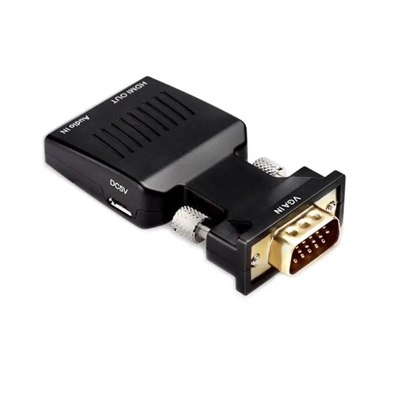 

1080P HD VGA Male to HDMI Female Converter Adapter for PC Laptop Computer Notebook Projector Monitor Accessories